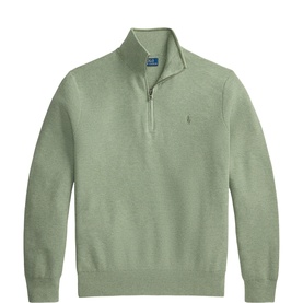 Polo Player Half-Zip Sweater