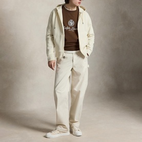Polo Player Double-Knit Zip Hoodie