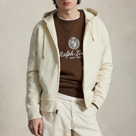 Polo Player Double-Knit Zip Hoodie