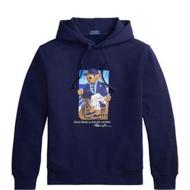 Polo Bear Logo Fleece Hoodie