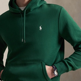 Polo Player Double-Knit Hoodie