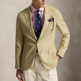 Texture Twill Single-Breasted Jacket