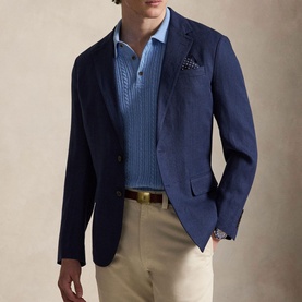 Fancy Wave Single-Breasted Jacket