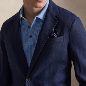 Fancy Wave Single-Breasted Jacket