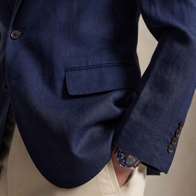 Fancy Wave Single-Breasted Jacket