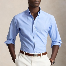Polo Player Logo Garment-Dyed Shirt