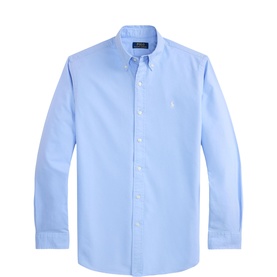 Polo Player Logo Garment-Dyed Shirt