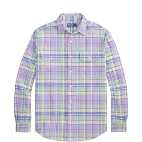 Check Flannel Classic Casual Work Shirt