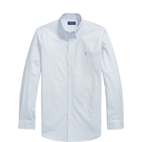 Pony Logo Checked Poplin Shirt