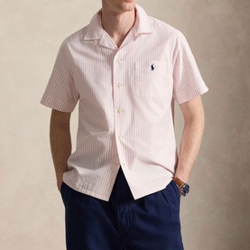 Pony Logo Striped Oxford Casual Shirt