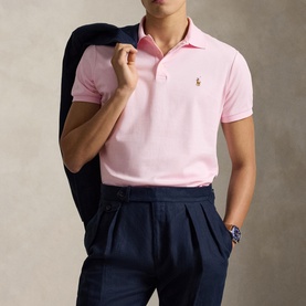Pima Logo Slim Fit Polo Shirt