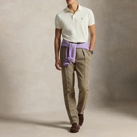 Pima Logo Slim Fit Polo Shirt