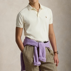 Pima Logo Slim Fit Polo Shirt