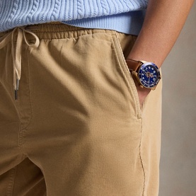 Prepster Pony Logo Corduroy Shorts