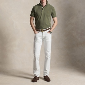 Pony Logo Slim Fit Polo Shirt
