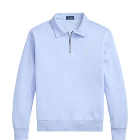Pony Logo Quarter-Zip Fleece Sweatshirt
