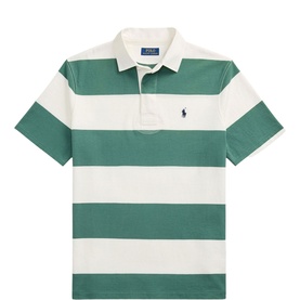 Polo Player Stripe Rugby Shirt
