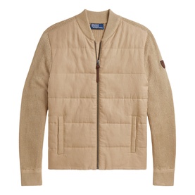 Logo Hybrid Knitted Jacket