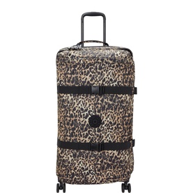Spontaneous L Large Leopard Wheeled Luggage