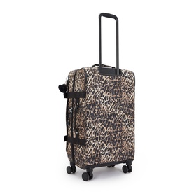 Spontaneous M Medium Leopard Wheeled Luggage