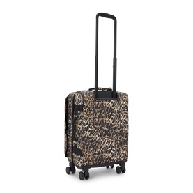 Spontaneous S Small Leopard Wheeled Cabin Luggage