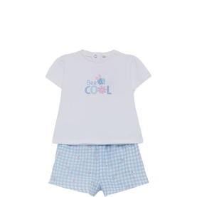 Bee Cool T-Shirt & Shorts Two-Piece Set