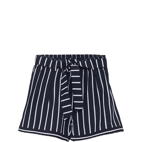 Striped Front Bow Shorts