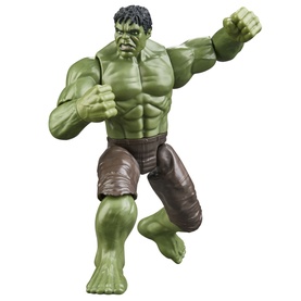 Superheroes Spider-Man: Brand New Day Titan Series Hulk Figure, large green Hulk action figure in dynamic fighting pose, brown trousers