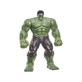 Superheroes Savage Smash Hulk action figure, green muscular character with dark grey trousers, clenched fists and roaring expression