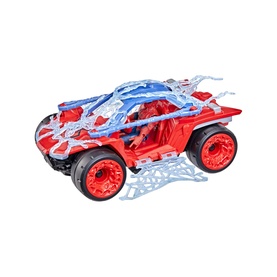 Superheroes Marvel Spider-Man ActionVerse Stretch & Blast Buggy Playset, red and blue buggy toy with web projectile accessories included