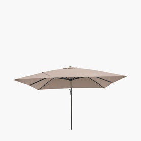 Glow Garden Parasol & Base Taupe