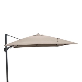 Glow Garden Parasol & Base Taupe