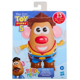 Toy Story Mr. Potato Head Woody figure, multicolour, 13-piece set in Toy Story 5 Disney Pixar packaging