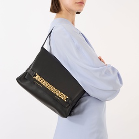Chain-Detail Strapped Pouch