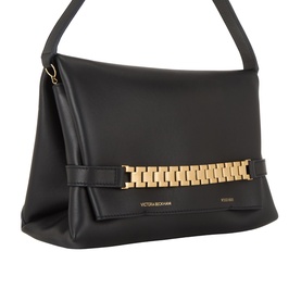 Chain-Detail Strapped Pouch