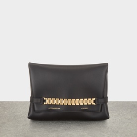 Chain-Detail Strapped Pouch