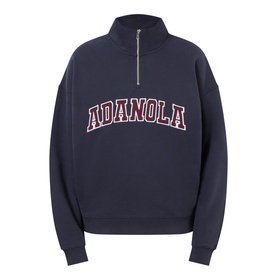 Varsity Logo Half-Zip Sweatshirt