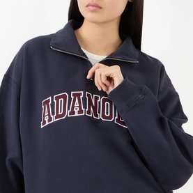 Varsity Logo Half-Zip Sweatshirt