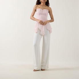 Nisha Asymmetric Bustier Top
