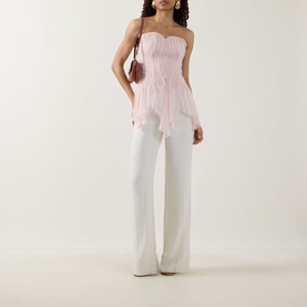 Nisha Asymmetric Bustier Top