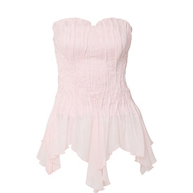 Nisha Asymmetric Bustier Top
