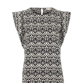 Beth Trim Detail Top