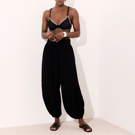Balloon High-Rise Trousers