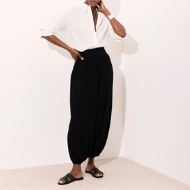Balloon High-Rise Trousers