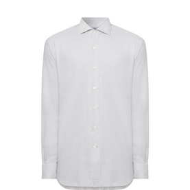 Flannel Houndstooth Casual Shirt