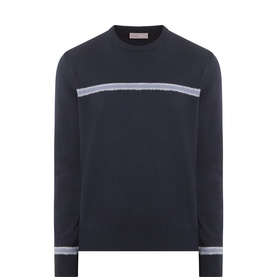 Contrast Stripe Sweater