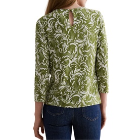 Julia Botanical Keyhole Top