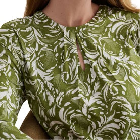 Julia Botanical Keyhole Top