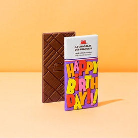 41% Milk Chocolate Bar With Almonds / Happy Birthday