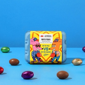 12 Eggs Box Milk & Dark Chocolate